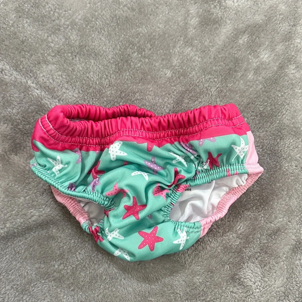 Starfish Patterned Kids Swim Diaper